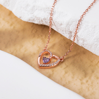Venta al por mayor caliente moda señoras joyería conjunto de alta calidad 925 Sterling Italia Cadena de plata para hombres colgante collar para mujer