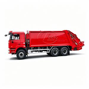 Camion de ramassage des déchets à compression SHACMAN Delong 6x4 robuste de 23 m³ avec double pont arrière - Product Image 1