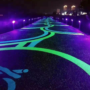 Pavés en verre lumineux pour allée de piscine Dark Night, galets et pierres naturelles pour la décoration de jardin et de paysage - Product Image 2