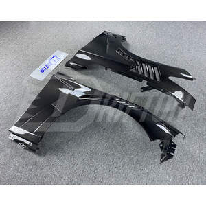 Para Infiniti Q50 2013-2024 guardabarros delantero de fibra de carbono agresivo ventilado - Product Image 5