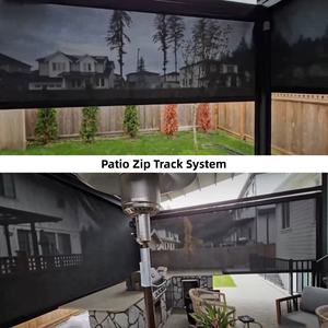 Stores enrouleurs électriques à glissière extérieure, imperméables, résistants au vent, écran rétractable pour patio, balcon, pergola - Product Image 5