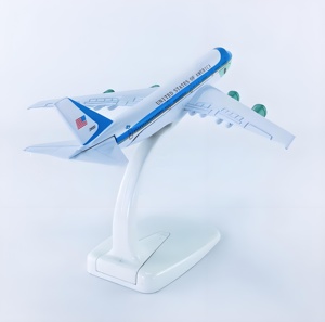 Maquette d'Avion en Alliage de 16 cm 1/400, Modèle d'Avion de Simulation, Modèle Volant, <span class=keywords><strong>Air</strong></span> Force <span class=keywords><strong>One</strong></span> Américain B747-200 - Product Image 5