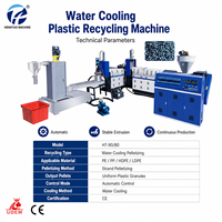 Granulateur automatique haute vitesse pour la fabrication de granulés recyclés, stable, efficace, avec refroidissement par eau, machine de recyclage plastique certifiée CE