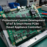 Papan Sirkuit PCBA Otomasi Rumah yang Dapat Disesuaikan, Papan PCB IoT Nirkabel 4G 5G untuk Pengontrol Gerbang Rumah Pintar