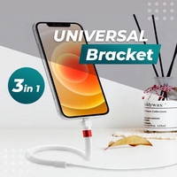 Dudukan Ponsel Desain Baru 1.2M Fleksibel, Kabel Data USB Braket Dudukan Ponsel Pengisian Cepat