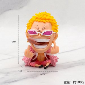 8 Styles Q VER. Figurines de manga assises, 1 pièce, Nika Luffy Sabo Law <span class=keywords><strong>Chopper</strong></span> Roronoa Zoro Sanji Usopp, jouet en PVC, <span class=keywords><strong>figurine</strong></span> d'anime - Product Image 3