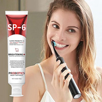 Dentifrice Blanchissant SP-6 Sans Fluorure pour Soins Bucco-Dentaires en Gros, Sûr pour l'Émail, Prise en Charge du Dropshipping