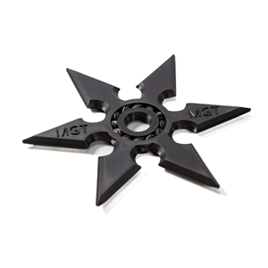 Venta al por mayor de juguetes Fidget Spinner Ninja Star personalizados en 3D, impresos en oro. - Product Image 4