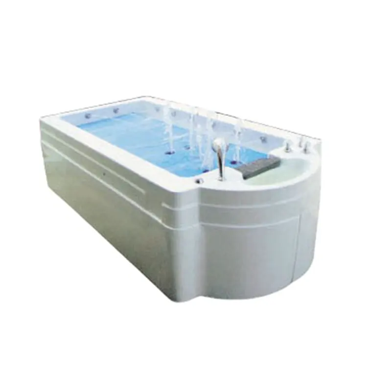 Nuevo equipo de piscina profesional fuerte cama de agua de Spa de masaje, bañera de hidromasaje de acrílico Whirlpool