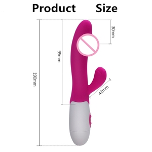 JoyPark Miglior <span class=keywords><strong>Vibratore</strong></span> Rabbit a 10 Velocità per Donne, Doppio Motore, Silicone Morbido, IPX5 Impermeabile, Controllo Manuale, Colore Rosa/<span class=keywords><strong>Viola</strong></span> - Product Image 2