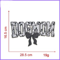Patch brodé GOGMAMA à sequins grande taille, plusieurs couleurs, pour vêtements, sacs et jeans