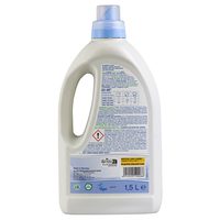 Détergent à lessive liquide universel écologique végétalien KLAR Custom 1, 1,5 L, sans parfum, 33 lavages, hypoallergénique pour bébé