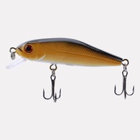 Leurre flottant micro-organisme 60mm 4g en ABS, leurre dur pour gros poissons, vente en gros, pour achigan, truite, brochet, leurre de pêche plongeant en eau profonde
