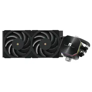 FROZEN Edge 240 CPU nero refrigeratore d'acqua con ventole PWM, la velocità della pompa è di 3300RPM, raffreddamento ad acqua CPU Cooler S-FDB Thermalright