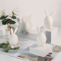 Cadeaux de noël faits à la main de luxe moderne mat articles de décoration pour la maison accessoires d'intérieur en céramique pour salon