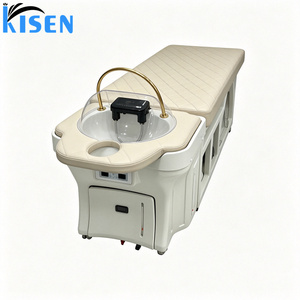 KISEN Nouveau Design Lit de Lavage de Cheveux Sans Plomberie, Sans Tuyaux d'Eau, Lit de Spa Capillaire, Lit de Massage avec Grand Espace de Rangement pour Salon - Product Image 3