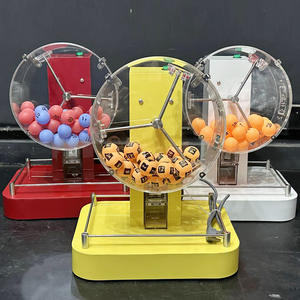Máquina de Lotería Eléctrica de 50-100 <span class=keywords><strong>Bolas</strong></span>, Modelo Nuevo y Mejorado, Máquina de Agitar <span class=keywords><strong>Bolas</strong></span> de Dos Colores, Juego de <span class=keywords><strong>Bingo</strong></span> - Product Image 2
