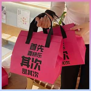 Sac isotherme réutilisable en non-tissé pour la vente en gros, sac à lunch thermique écologique - Product Image 5