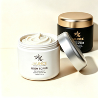 Pot cosmétique vide JAUNCE 500ML pour gommage corporel, conteneur en plastique mat pour beurre corporel, crème contour des yeux, emballage de soins de la peau personnalisable