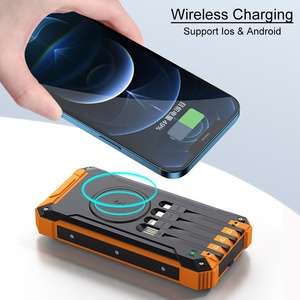 Chargeur solaire portable sans fil étanche à charge rapide, batterie externe solaire 50000 mAh - Product Image 5