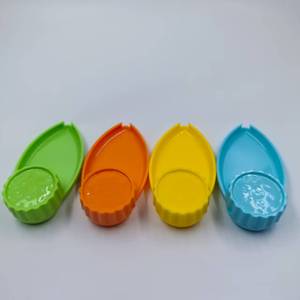 Molinillo de hierbas de plástico con logotipo personalizado al por mayor, 2 piezas, molinillo de hierbas de plástico acrílico seco para especias y tabaco - Product Image 3