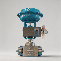 Vanne de régulation pneumatique Spirax Sarco avec joint PTFE pour régulateur de pression de chauffage à vapeur industriel automatique 2 voies DN25 4-20mA