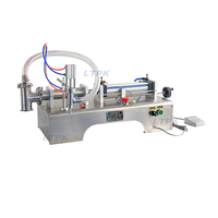 Lait eau chimique liquide jus savon eau de Javel détergent mousse verre bocal embouteillage semi-automatique liquide Machine de remplissage
