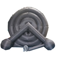 Fléchette gonflable de 5m 17 pieds de haut, grand jeu de fléchettes de football gonflable, jeu de fléchettes de pied gonflable bon marché avec 6 balles et souffleur d'air