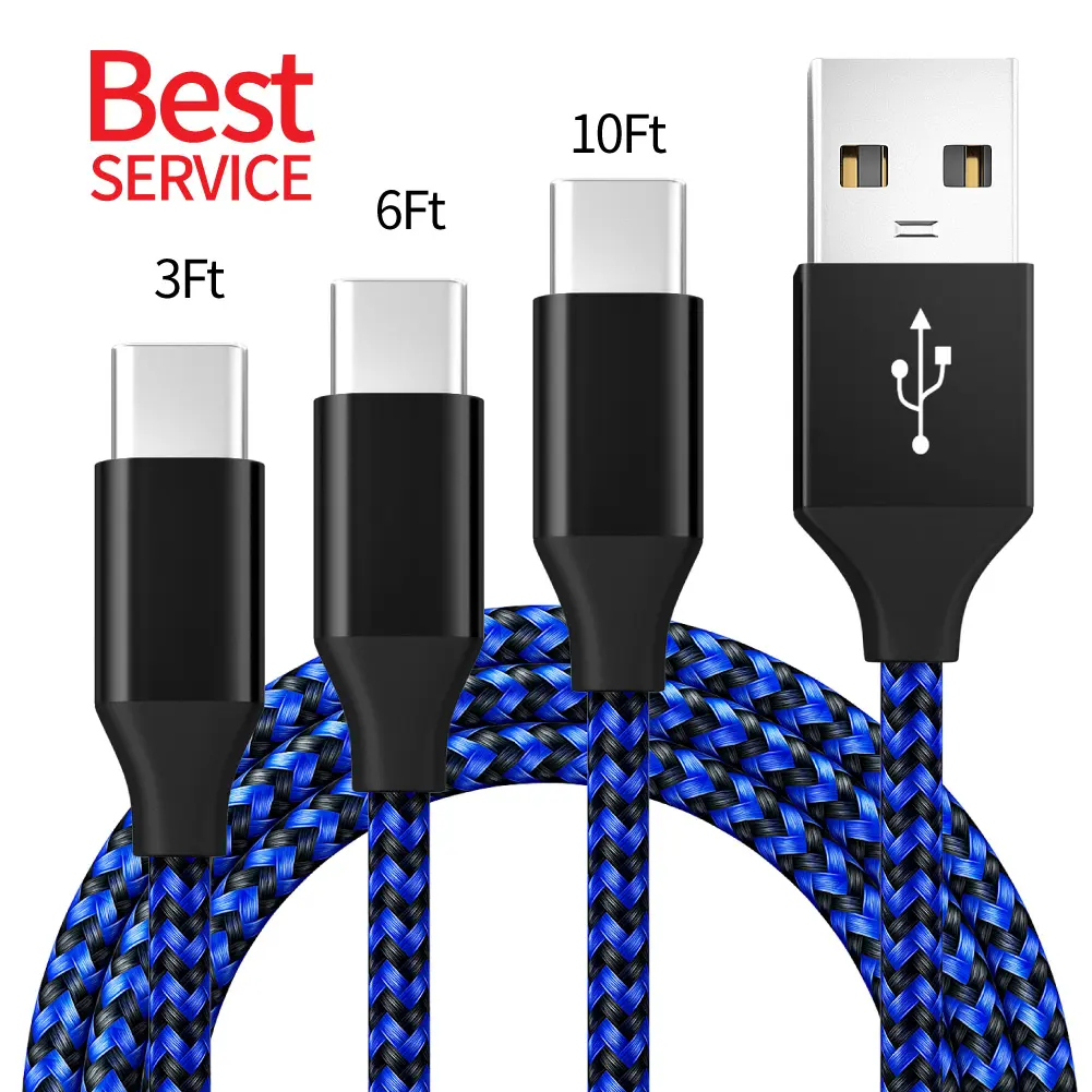 Super Snel Opladen 3A Usb Type C Kabel Usb C Kabel Voor Alle Soorten Mobiele Telefoons