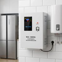 Stabilisateur de tension automatique monophasé AC Songyan 5000VA certifié CE 140-260V, efficacité >97%, contrôle par relais en aluminium, grande capacité