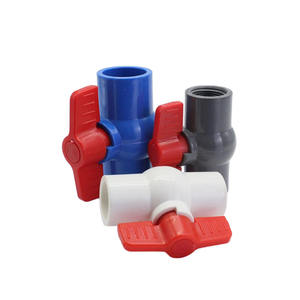 Vanne à boisseau sphérique UPVC personnalisée pour l'alimentation en eau industrielle-vanne manuelle de tuyau de drainage chimique vanne à boisseau sphérique en PVC raccords en PVC - Product Image 5