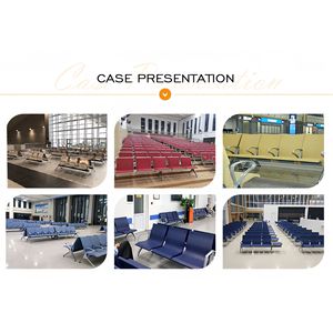 مقاعد انتظار عامة حديثة من المعدن للمطارات والمستشفيات والعيادات بـ 3 أو 4 مقاعد متتالية - Product Image 6