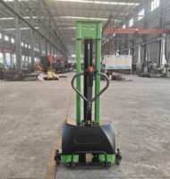Chariot élévateur à chargement automatique électrique complet 1 tonne 1,2 tonne à pied derrière la batterie élévateur à chargement automatique portable gerbeur chariot élévateur électrique