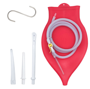 재사용 가능한 실리콘/고무 관장용 도우체 백/관장 키트 - Product Image 1