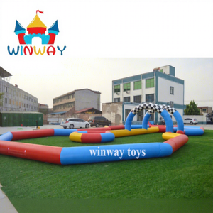 Pista Inflable de PVC Winway para Go-Karts, Pista Reutilizable Resistente con Capacidad de 500 kg, Modelo Ww11 para Eventos al Aire Libre y Diversión - Product Image 1