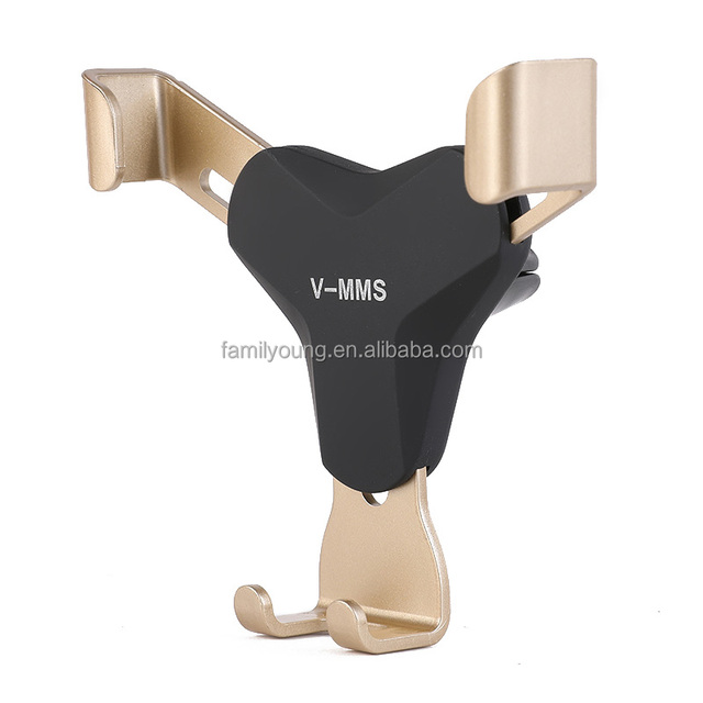 Air Vent Mount Car Gravity Phone Holder With Charging Slot 360 Rotation Universal Mobile Phone Bracket Stand GPS Support