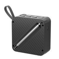 2025 Model portabel LCD nirkabel BT Digital DAB/DAB + Radio dengan Alarm Mini Radio plastik
