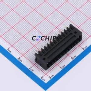 DB2EVC-2.54-12P-BK Plug-in Terminal Block Through hole,P=2.54mm Connector Board-to-Board / Socket - Closed 1x12P 2.54mm Black - Product Image 1