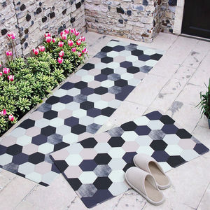 Tapis de cuisine moderne en cuir PU à imprimé animal, rembourré, antidérapant, avec support en PVC, imperméable, résistant à l'huile, lavable, fin, fabriqué à la machine - Product Image 3