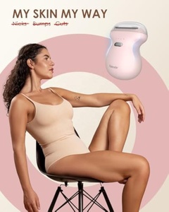 Mini <strong>Womens</strong> Electric <strong>Shaver</strong> Travel-Sized Body Hair Trimmer - Pink - Product Image 6