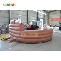 Équitation Structure extérieure Team Building Sport Jeux mécaniques gonflables pour adultes Taureau mécanique