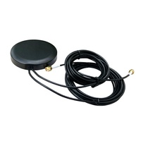 Antenne combinée GPS/GSM 2 en 1 avec câble SMA en cuivre, étanche IP65, fixation magnétique, certifiée ROHS/ISO9001