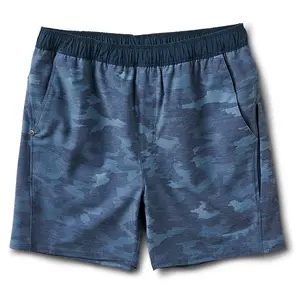 Forro de tela personalizado para hombre, bañadores con bolsillo secreto, pantalones cortos de tabla suave de tela reciclada