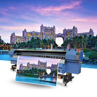 Imprimante grand format 3,2 m Konica Minolta 512i avec tête d'impression pour bâche PVC, toile, publicité extérieure, machine d'impression à solvant