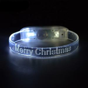 Novos Presentes de Casamento Ideal Alterar Cor <span class=keywords><strong>LED</strong></span> Piscando Light Up Pulseira - Product Image 4