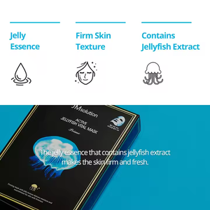 มาส์กเจลลี่แมงกะพรุน JMSOLUTION ขายดี 10 แผ่น AHA ไฮยาลูรอนิค แอซิด บำรุงผิวกระชับ ผลิตภัณฑ์ดูแลผิวจากเกาหลี ODM - Product Image 2