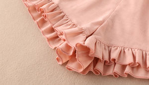 Ensembles d'été sans manches en coton et lin pour enfants (Australie, États-Unis) – Débardeurs à boutons et bloomers à volants pour filles - Product Image 4