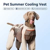 Gilet rafraîchissant pour chien, léger, respirant, en maille réfléchissante, 4 pattes, protection UV, anti-salissures, séchage rapide, été