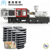 Máquina de Moldeo por Inyección de Pared Delgada de Alta Velocidad XY300-S 300T para la Fabricación de Recipientes de Plástico PP para Ensaladas, Loncheras Desechables y Contenedores de Alimentos
