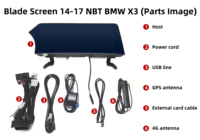 Écran lame Android 12.3 pouces pour Bmw x3 x4 F25 F26 2010-2018 système CIC/NBT/EVO lecteur multimédia stéréo Carplay Gps Navigation